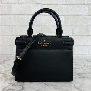 Kate Spade Staci Black Small Satchel Crossbody